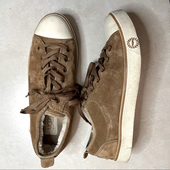 UGG Shoes - Ugg Suede Laceup Sneakers Size 9.5